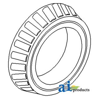 195675M1 - Bearing Cone, Rear Axle Outer