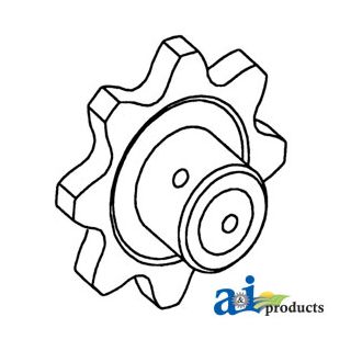 71196628 - Sprocket, Grain Conveyor, Lower