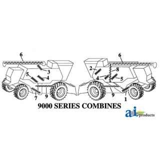 AH202881 - Auger, Rear, Grain Tank Cross