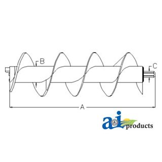 AH211828 - Auger, Horizontal Unloading