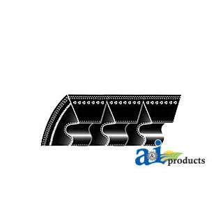 3VX1000/02 - Cogged Wedge Banded V-Belt ( 3/8" X 100")