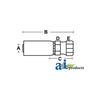F-JISX-10-10 - (HC-F-JISX) Female JIS 30