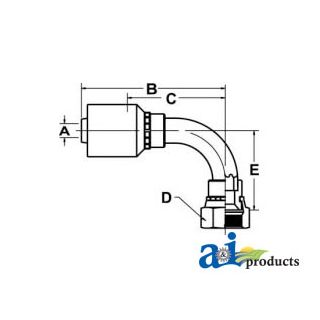FJX90-16-16-W - (HW-FJX90) JIC 37