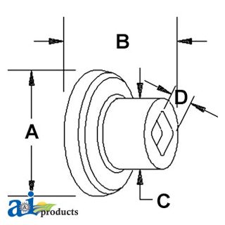 VLH6708 - Spool Spacer 2-3/8"
